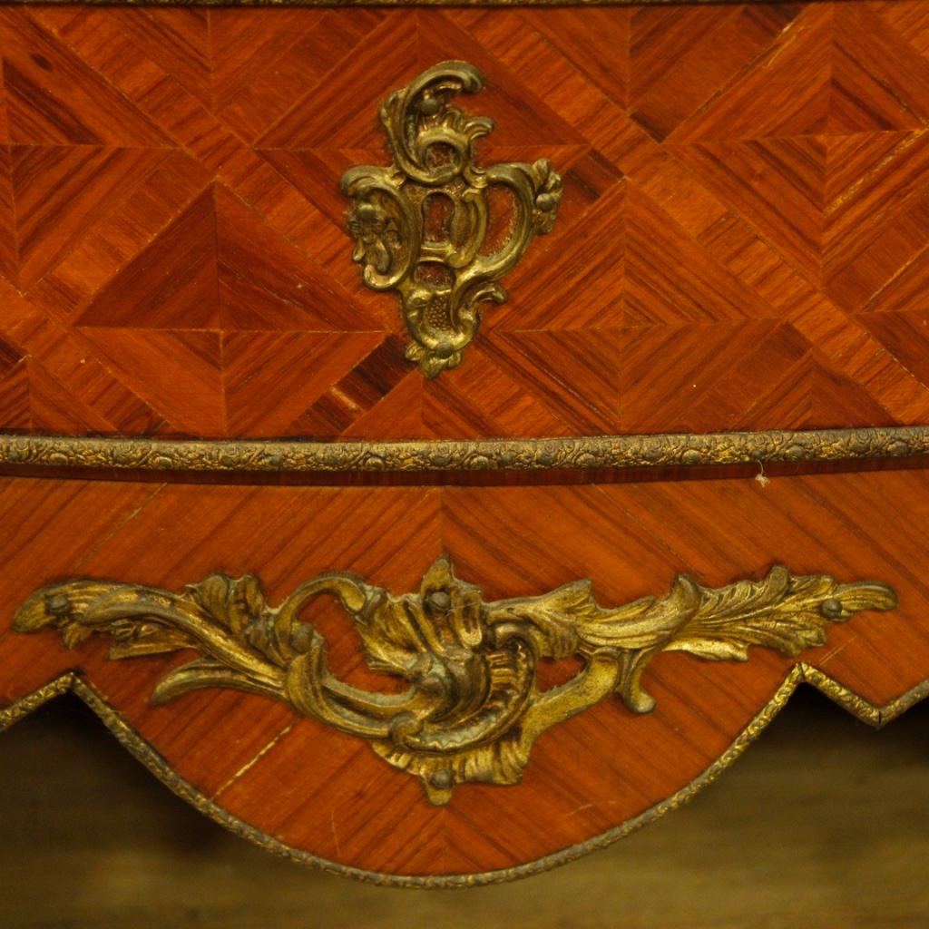 French Inlaid Chest of Drawers in Louis XV Style from 20th Century 3