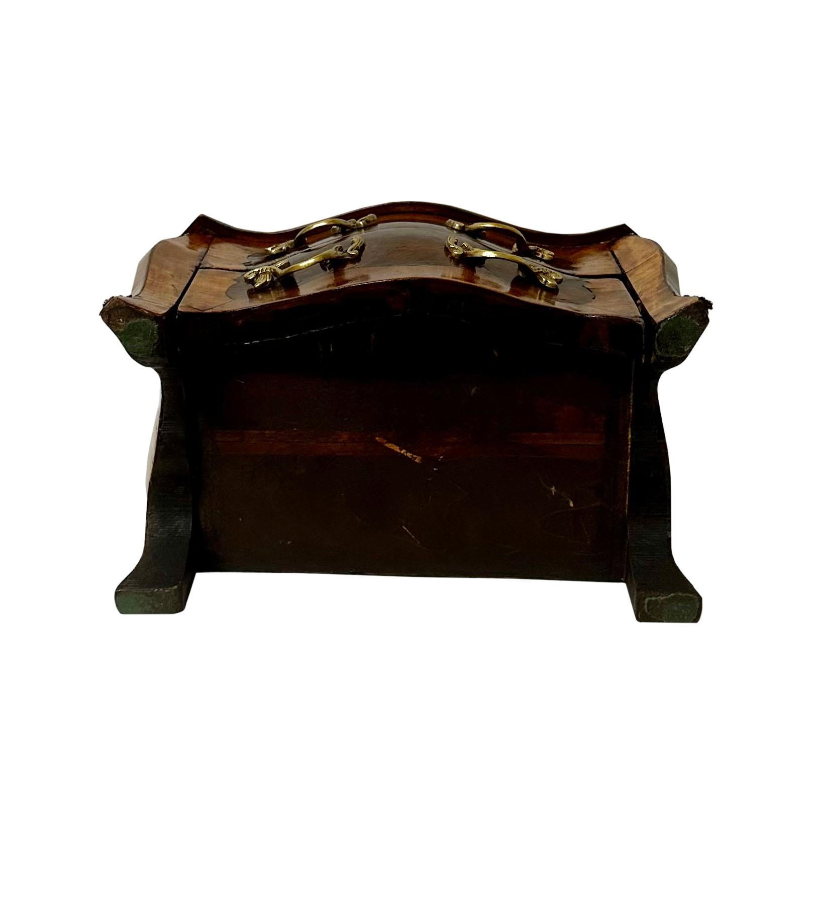 French Inlaid Diminutive Commode Jewelry Box  For Sale 4