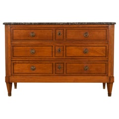 French Inlaid Fruitwood Commode