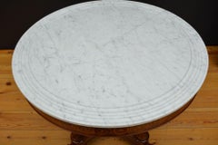 French Inlaid Gueridon Table