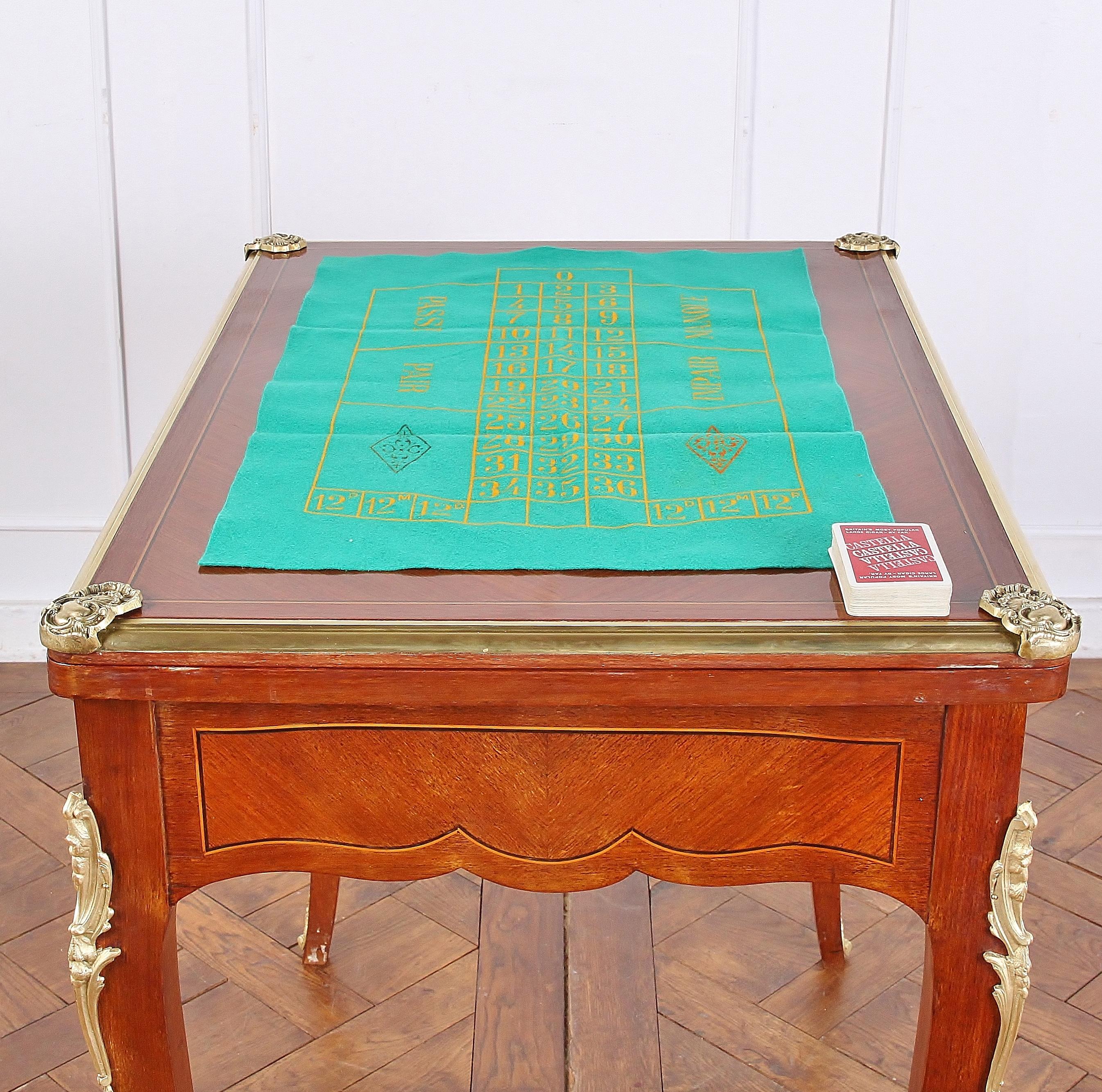 French Inlaid Louis XVI Games Table 8