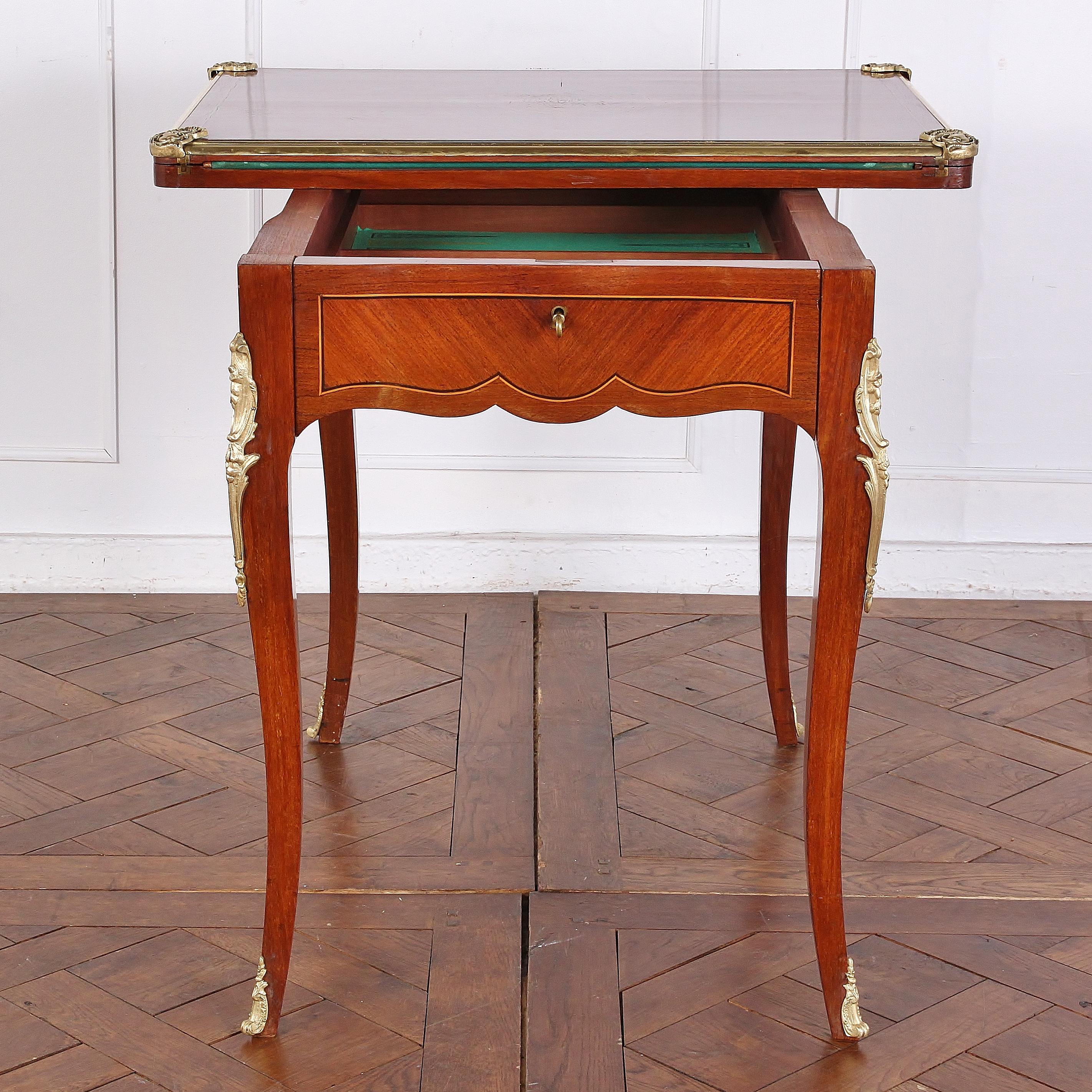 French Inlaid Louis XVI Games Table 1