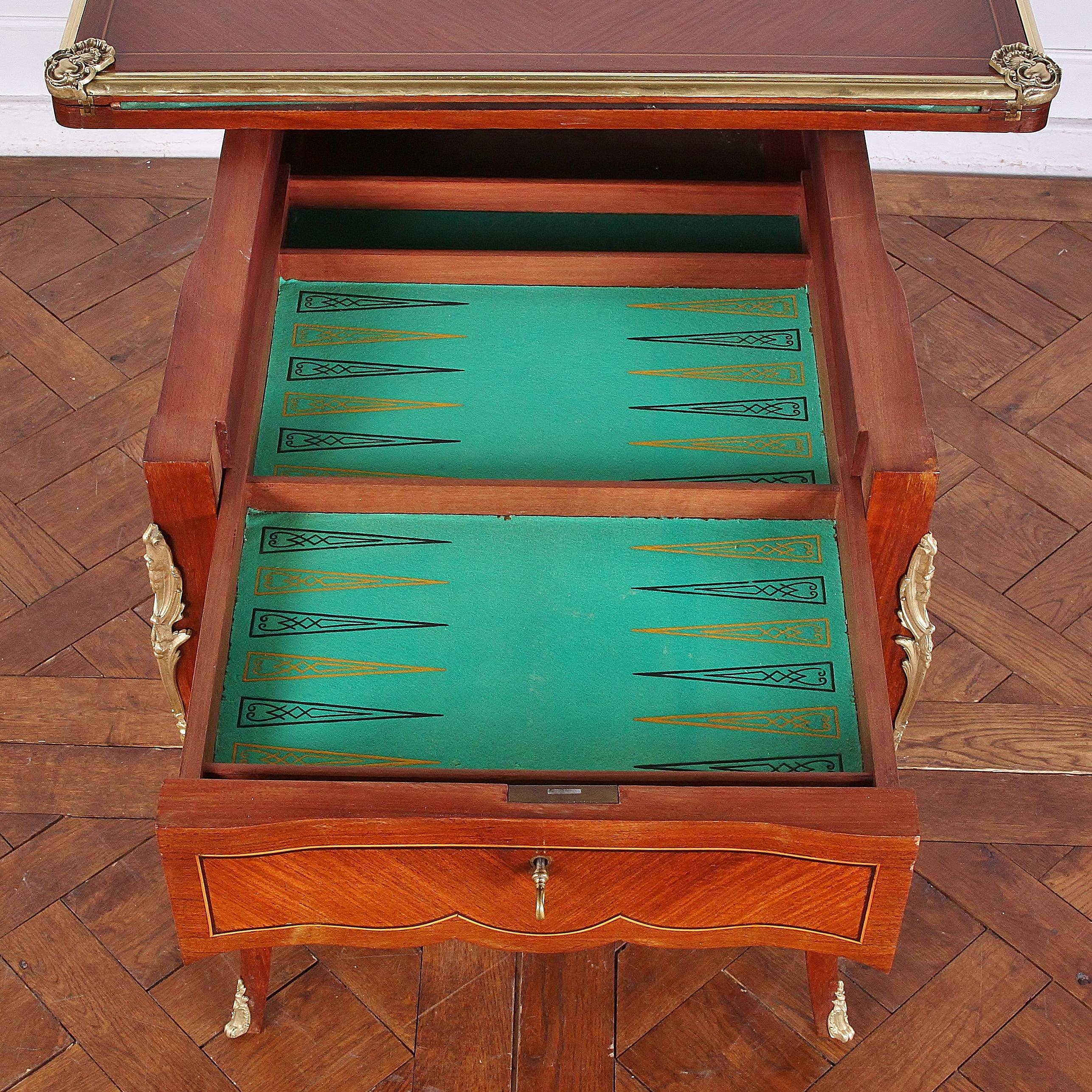 French Inlaid Louis XVI Games Table 2