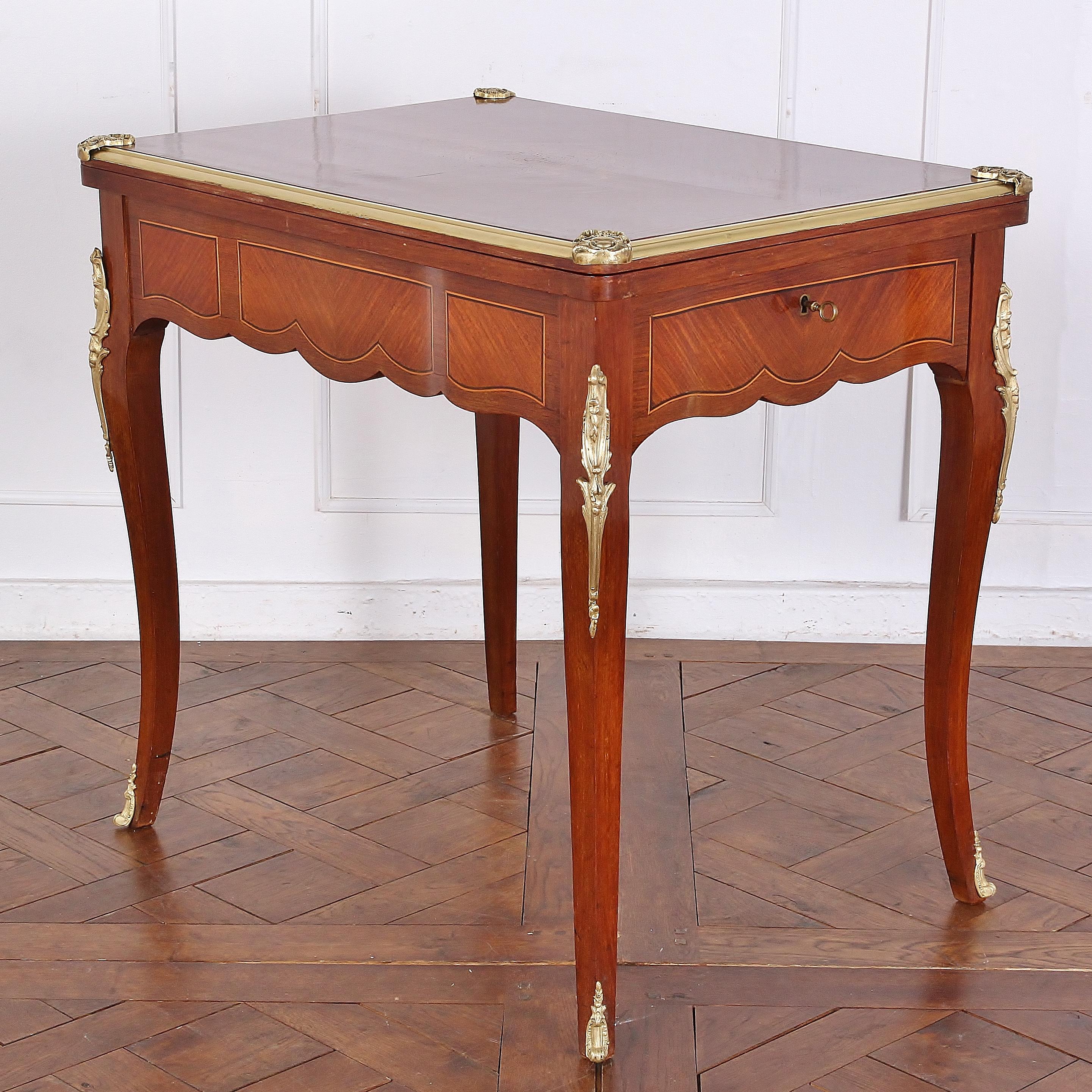 French Inlaid Louis XVI Games Table 4