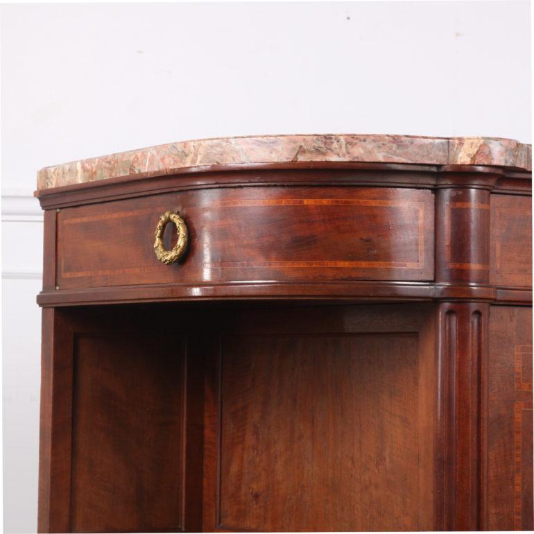 20th Century French Inlaid Mahogany Louis XVI Buffet Sideboard