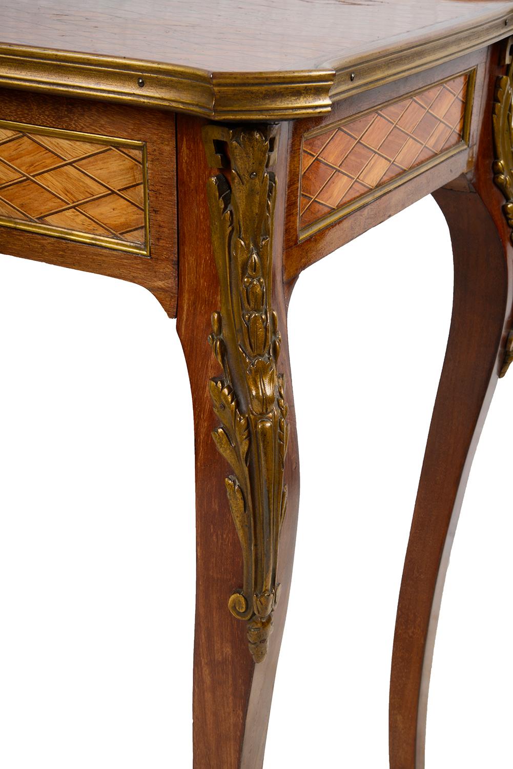 Louis XVI French Inlaid Side Table, 19th Century For Sale