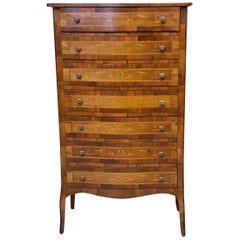 French Inlay Multi-Drawer Chest