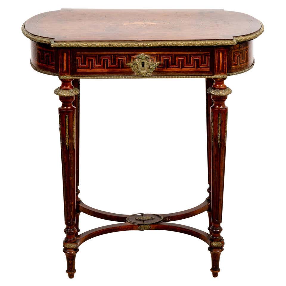 French Style Marble-Top Table at 1stDibs