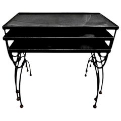 Mathieu Matégot Nesting Tables and Stacking Tables