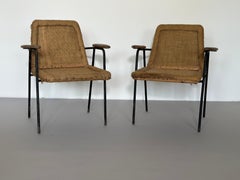 French Iron Armchairs 1950s