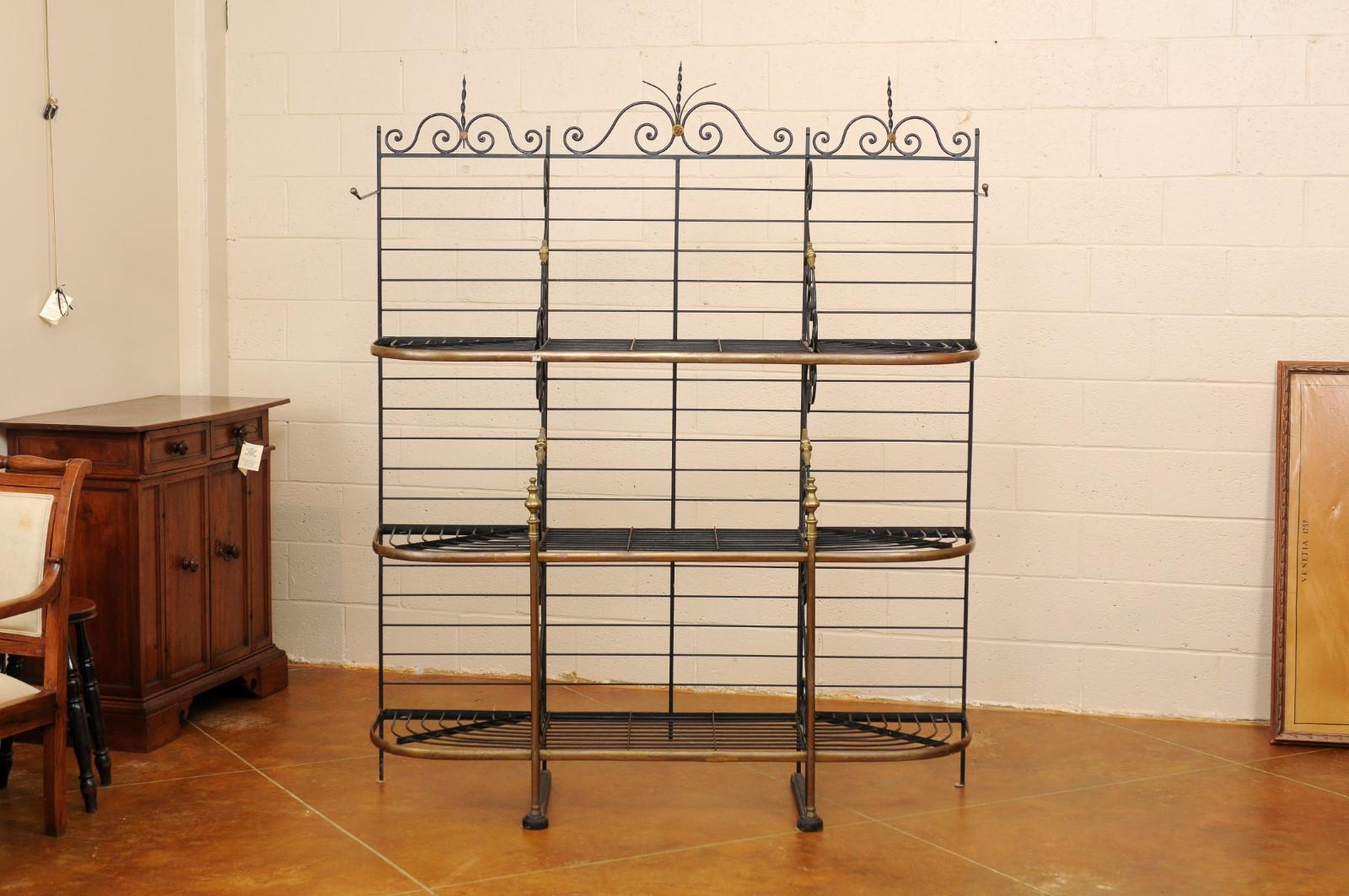 French Iron & Brass Baker’s Rack, circa 1890 7