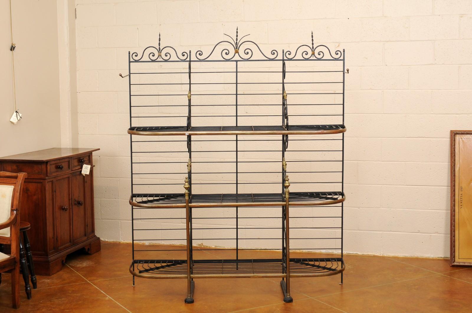 French Iron & Brass Baker’s Rack, circa 1890 8