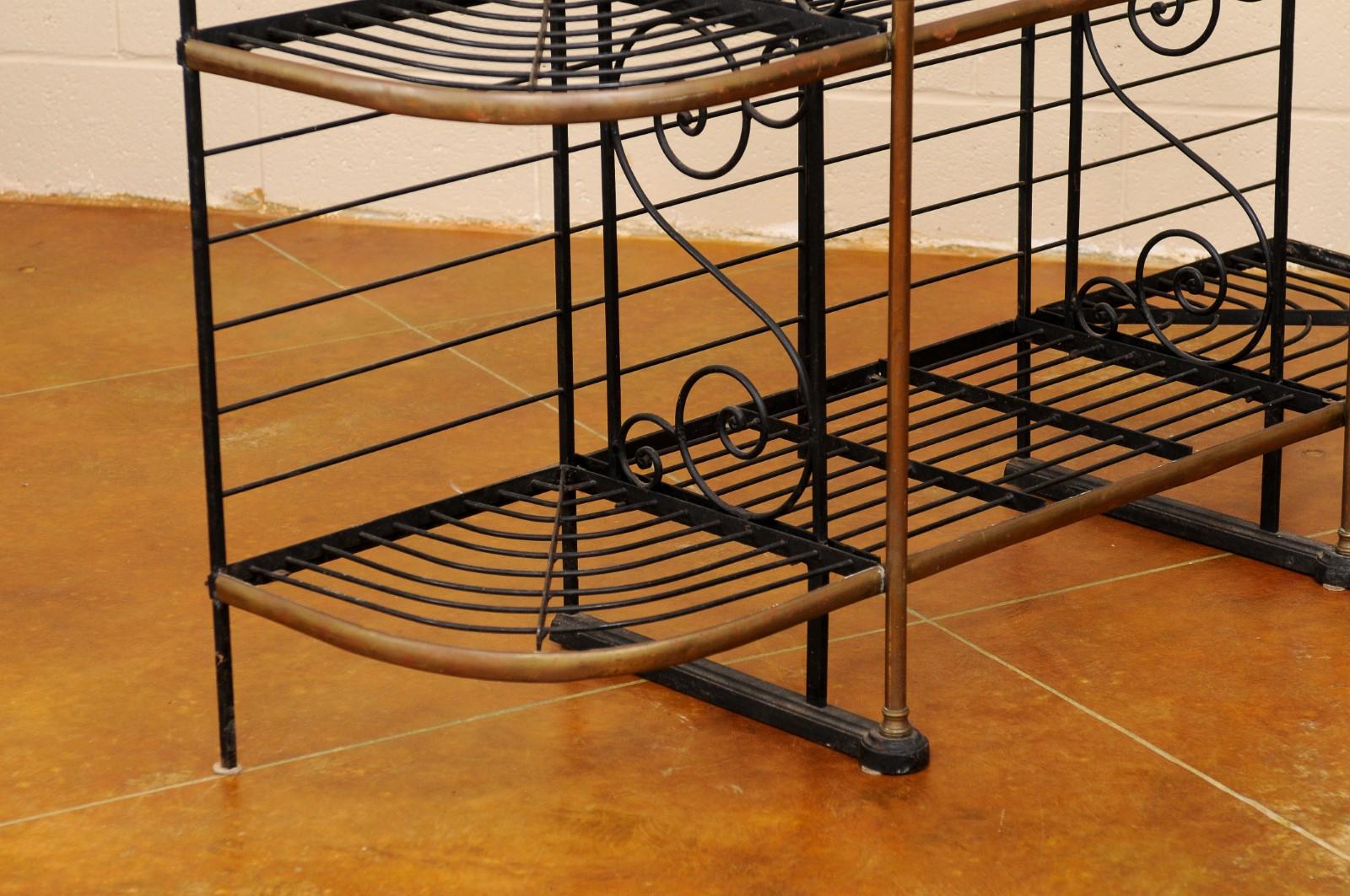 French Iron & Brass Baker’s Rack, circa 1890 11
