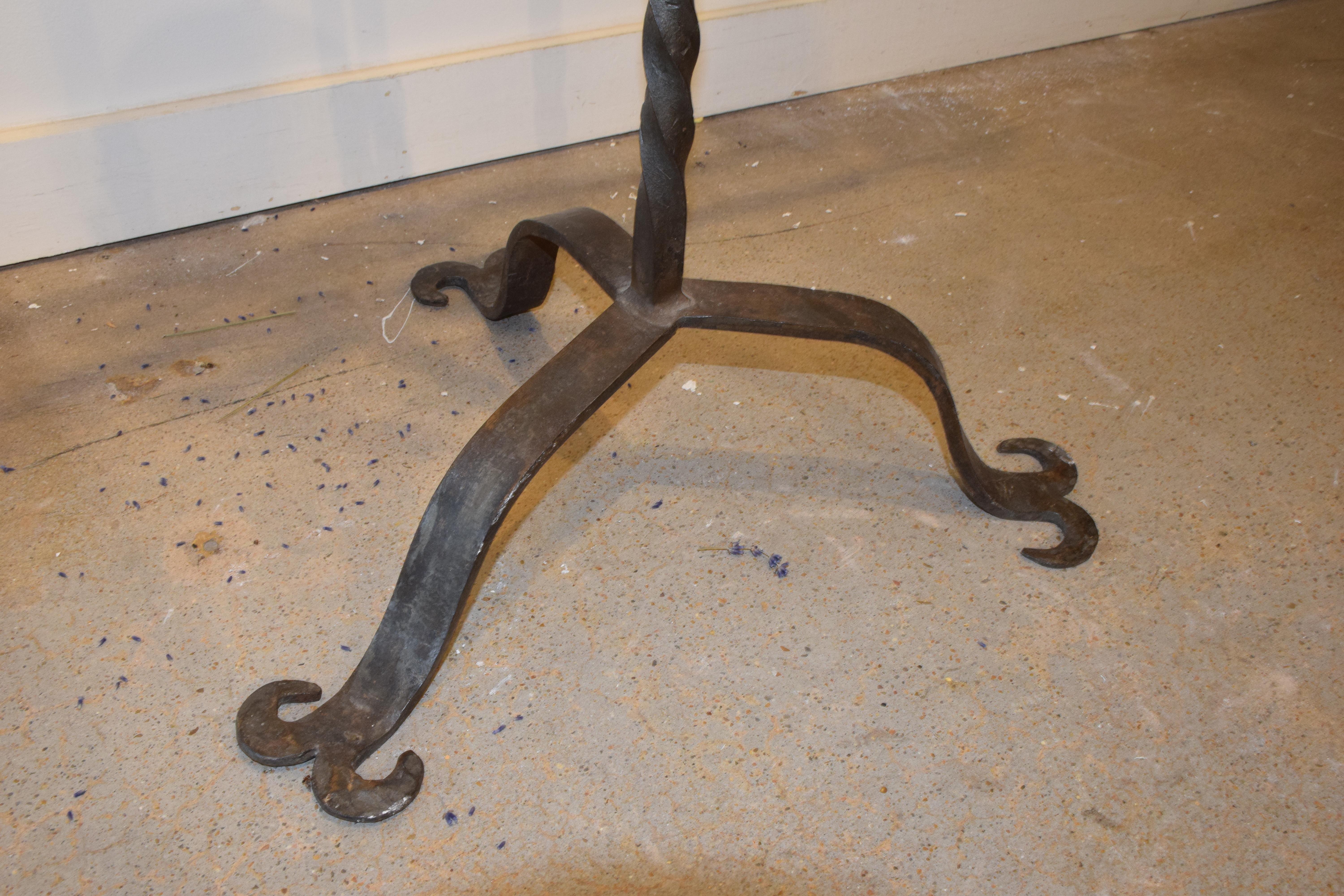 French Iron Candelabra In Good Condition In Houston, TX