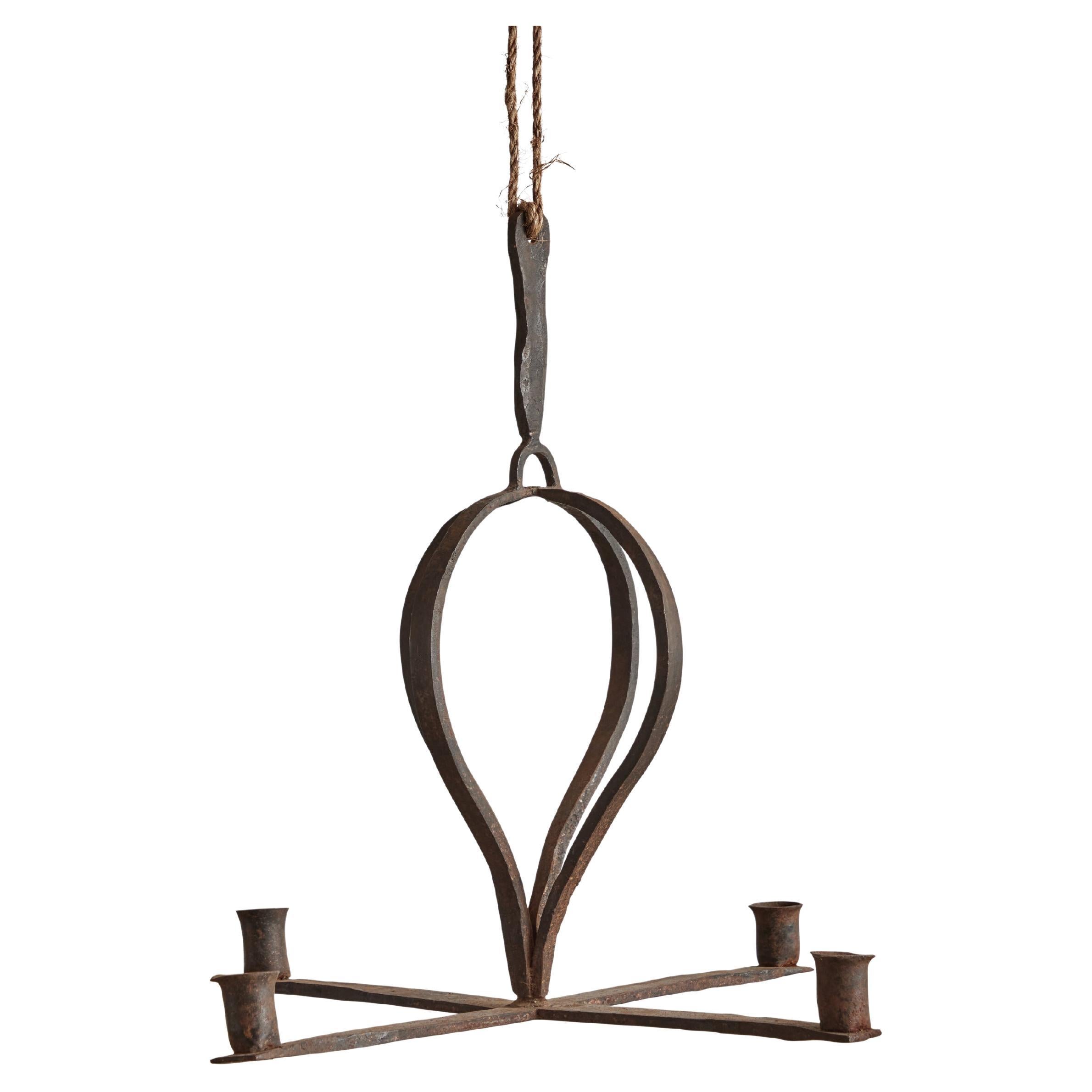 French Iron Candelabra