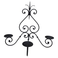 French Iron Candle Sconce