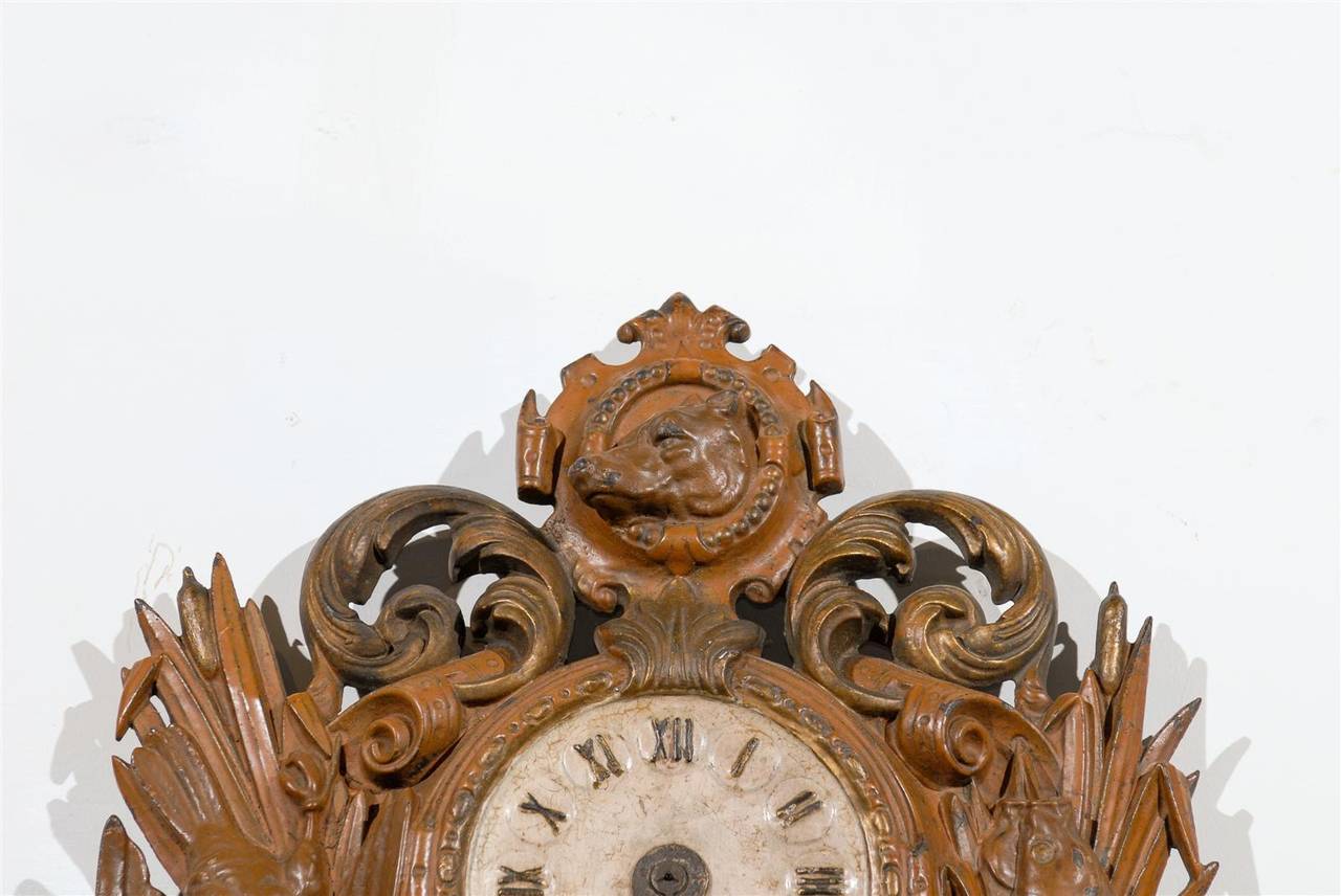 French Iron Cartel Clock 1