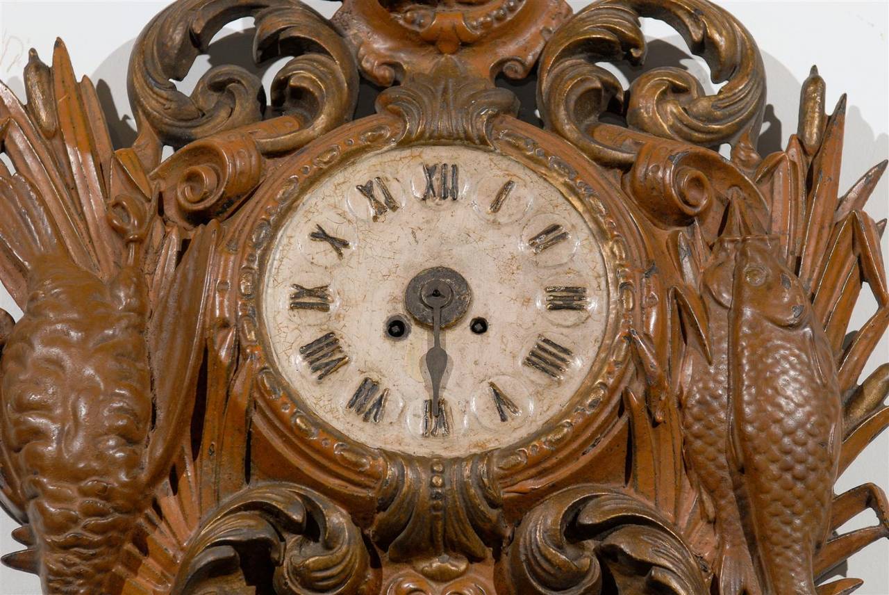 French Iron Cartel Clock 3