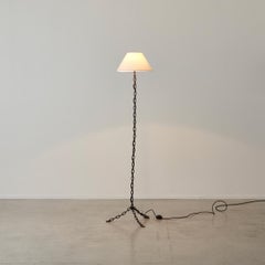 French Iron Chain-Link Floor Lamp