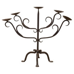 Chandelier français à cinq bras