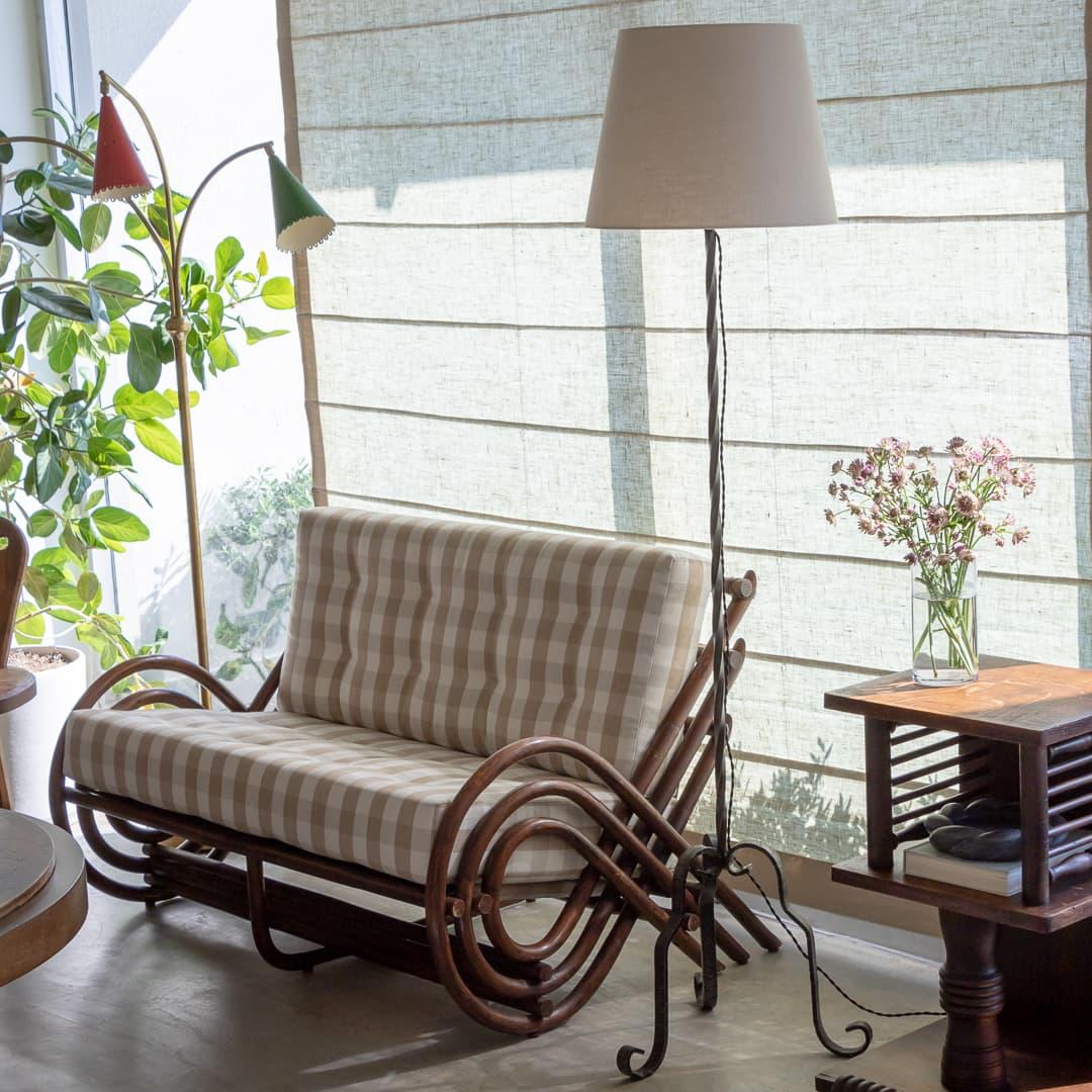 French Iron Floor Lamp In Good Condition In Los Angeles, CA