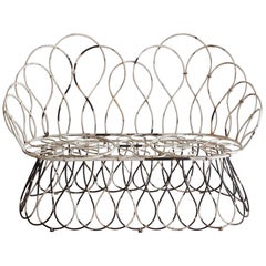 French Iron Garden Bench