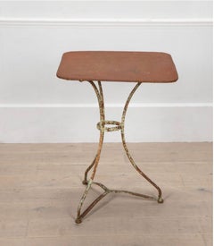 French Iron Garden Table