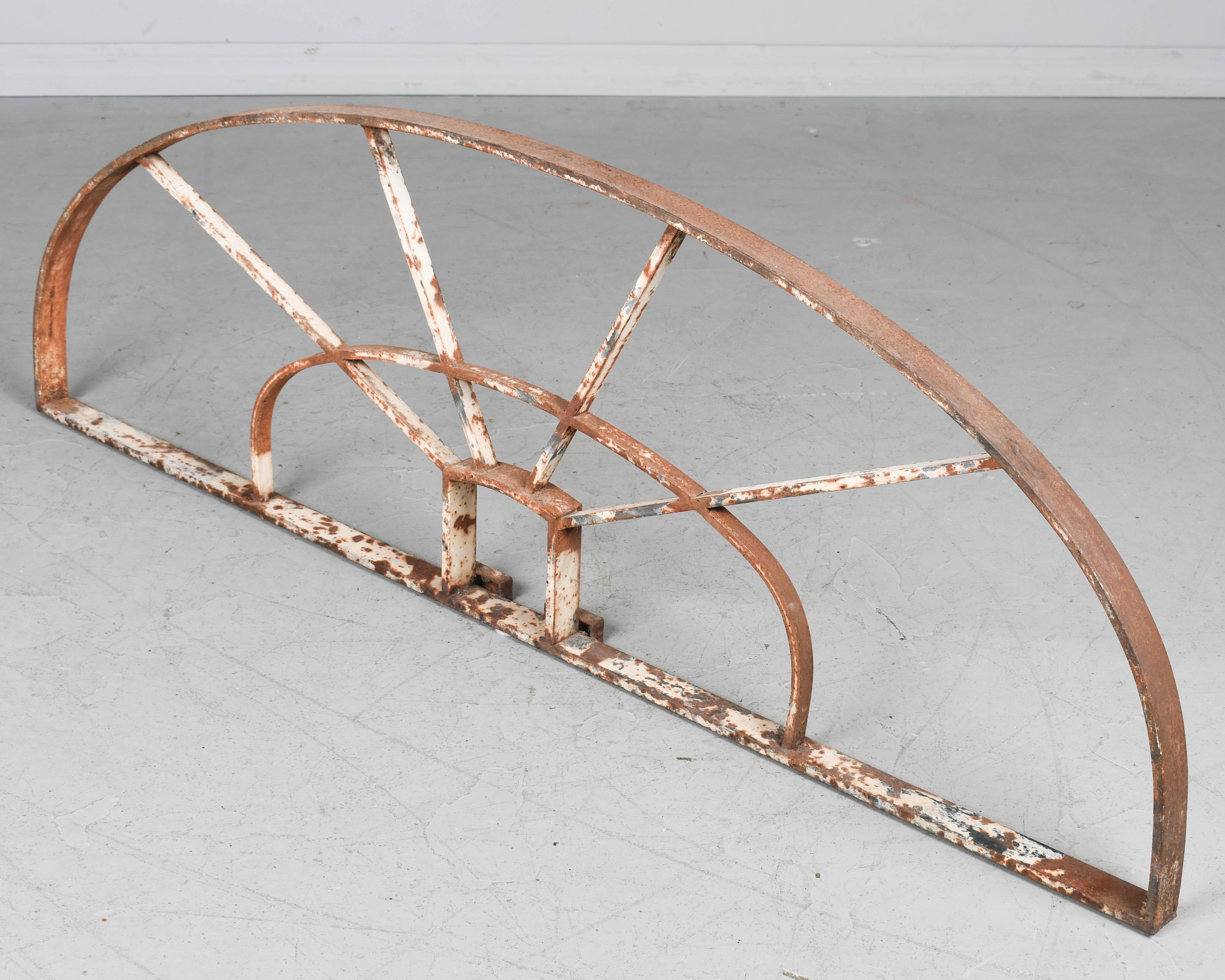 French Iron Grille or Transom In Good Condition In Winter Park, FL