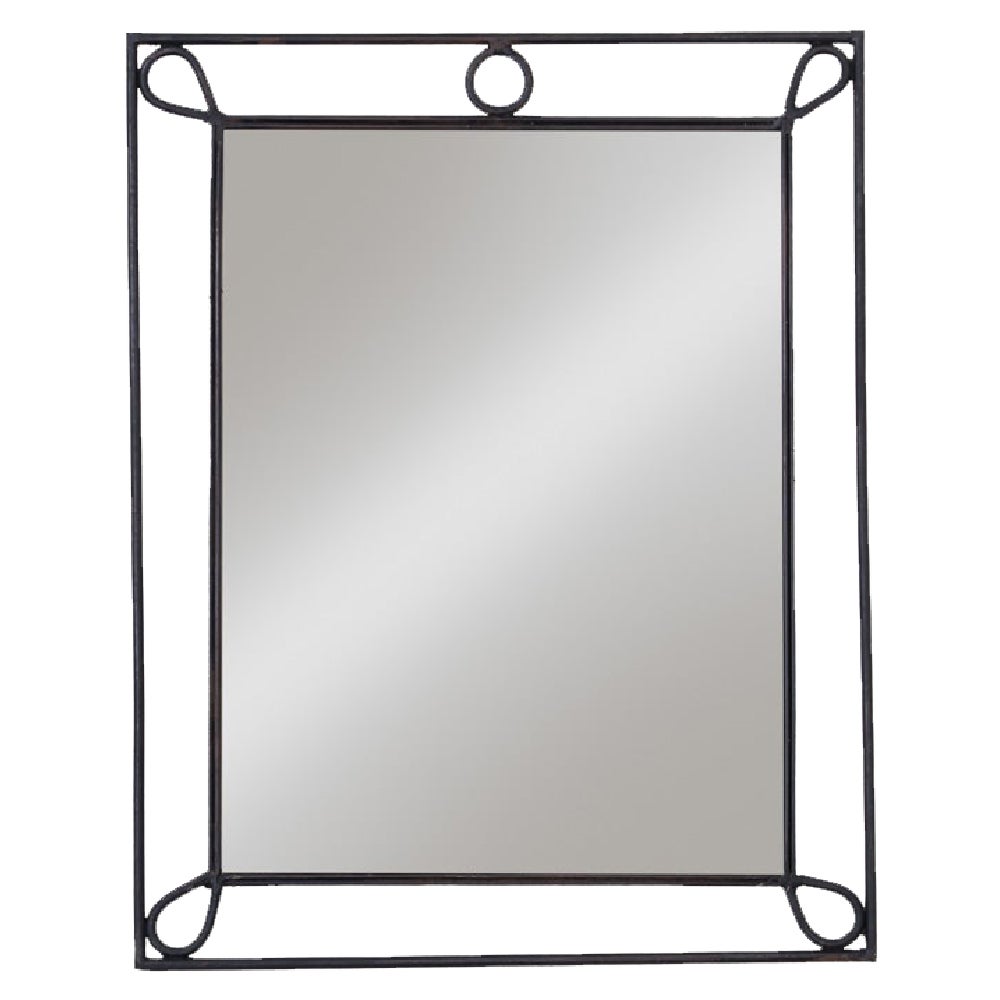 French Iron Loop Mirror en venta