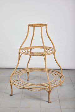 French Iron Round Plant Stand