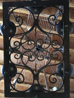 French Iron Rustic Chandelier