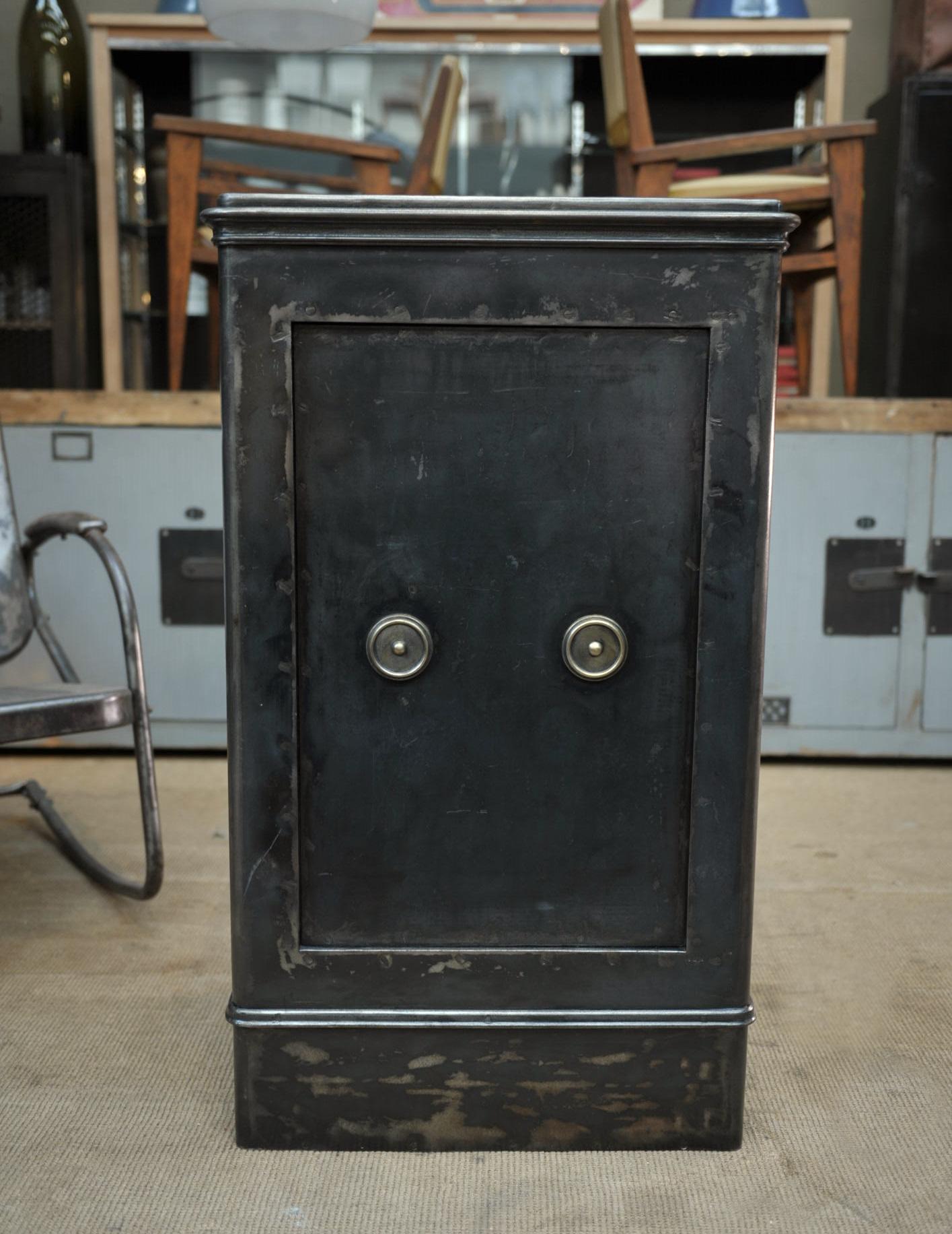French Iron Safe from Le Vimeu, circa 1920 2