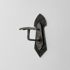 French Iron Shield Single Wall Hook