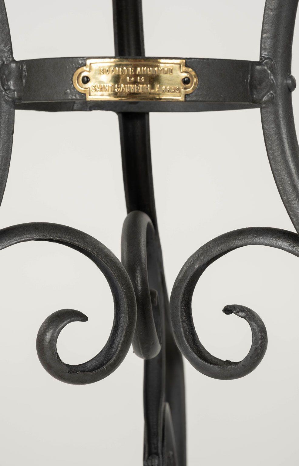 19th Century French Iron Side Table