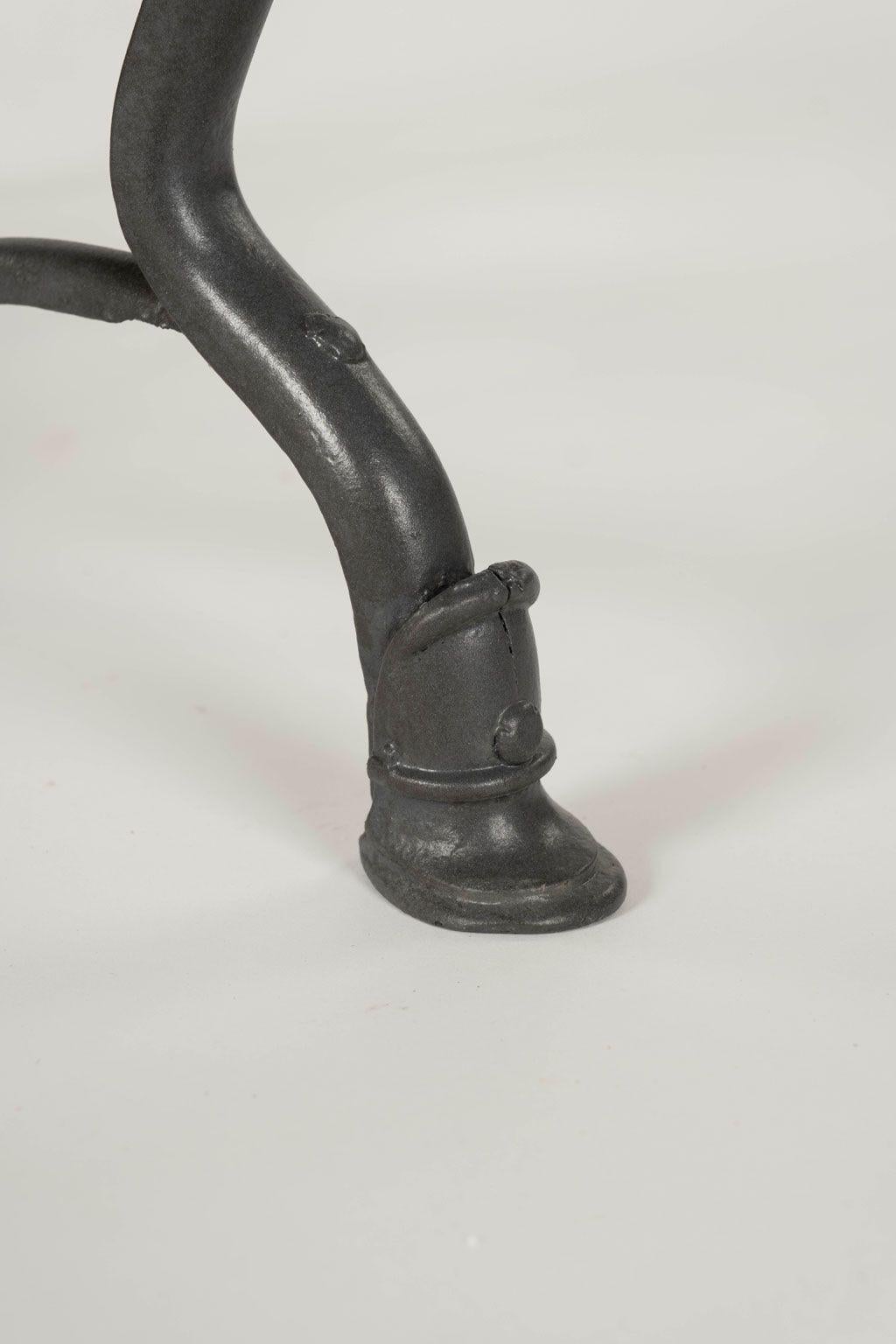 Brass French Iron Side Table