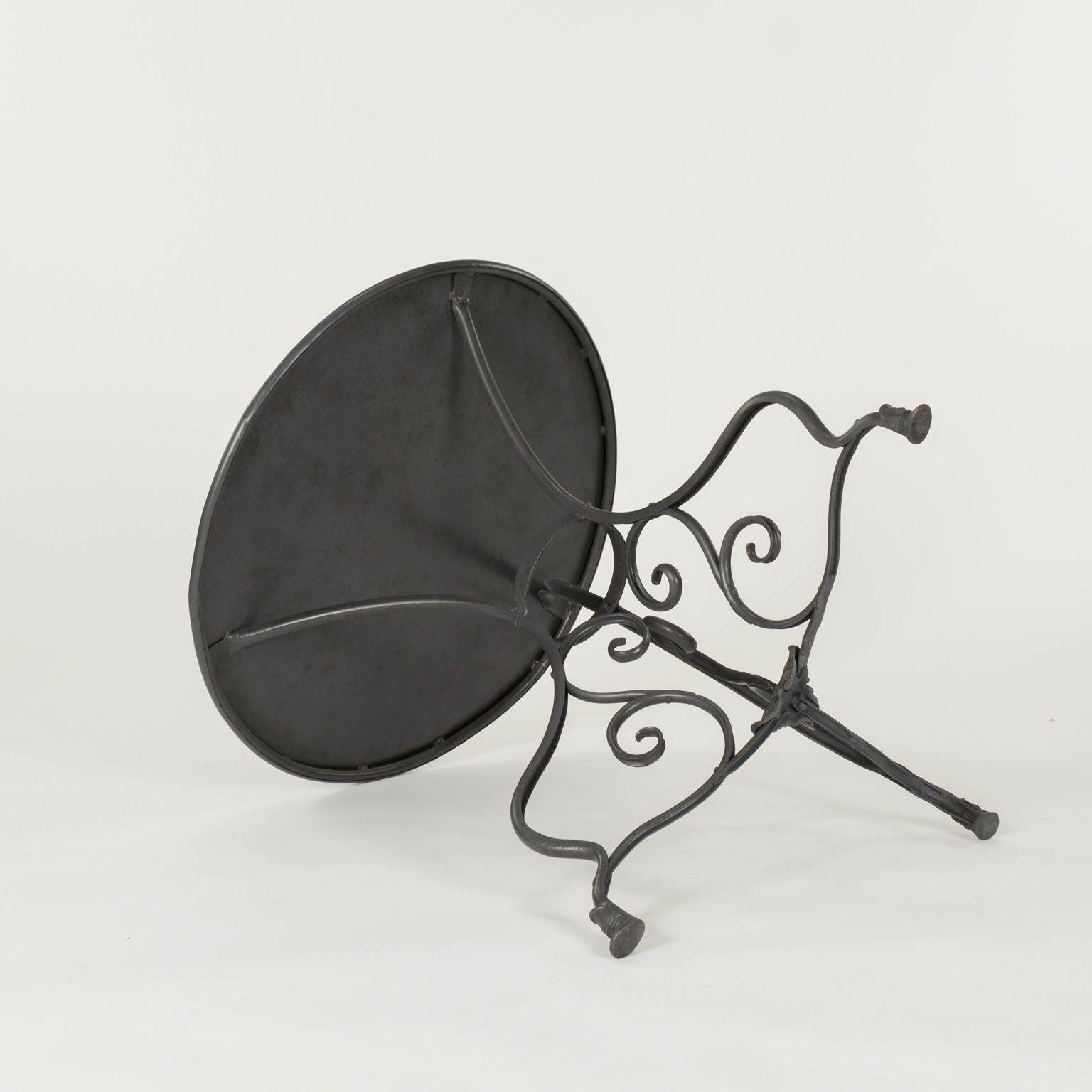 French Iron Side Table 2