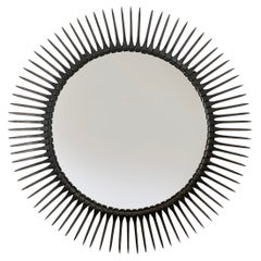 Miroir Soleil en fer français