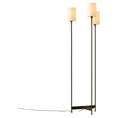 French Iron Tri Neck Floor Lamp c. 1960's