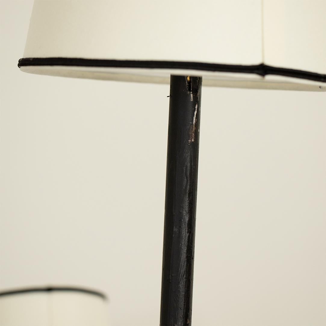 French Iron Tripod Floor Lamp 5