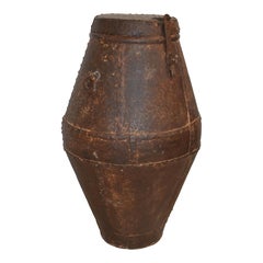 French Iron Vessel with Lid, circa 1870