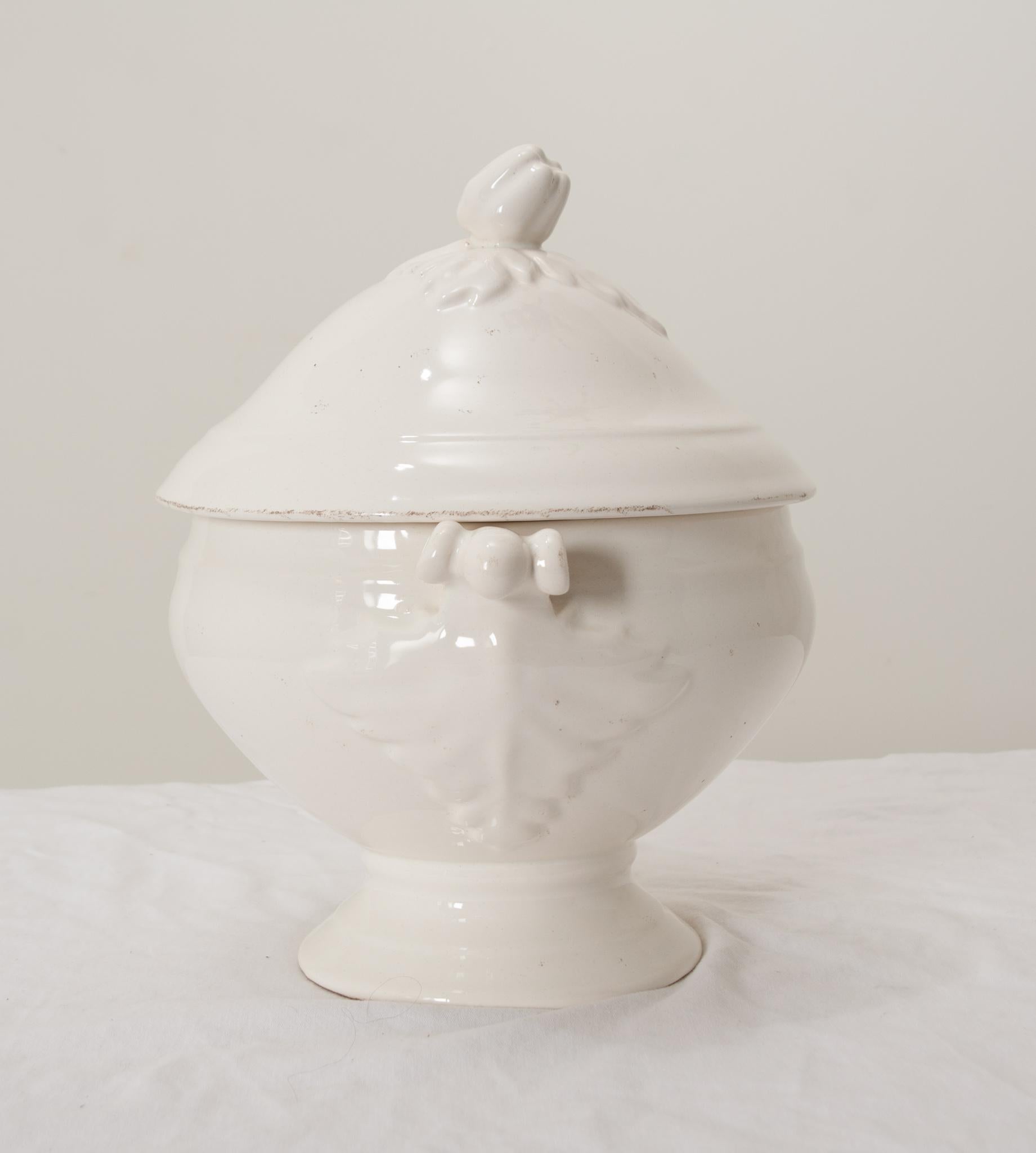 French Ironstone Lidded Tureen For Sale 1