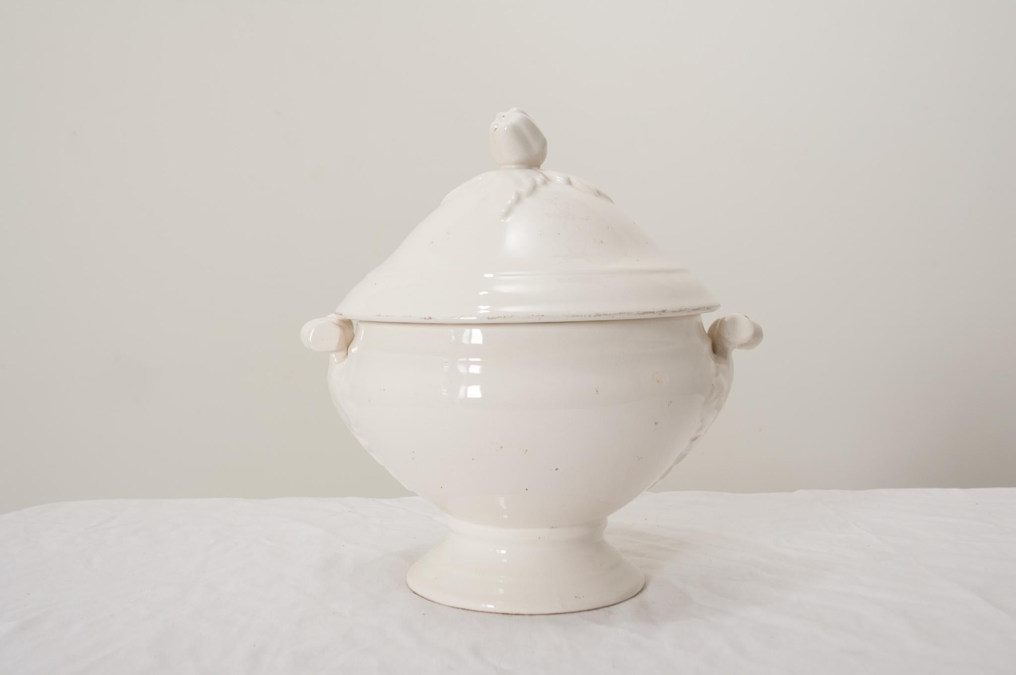 French Ironstone Lidded Tureen For Sale 2