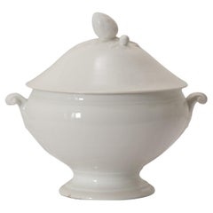 Vintage French Ironstone Lidded Tureen