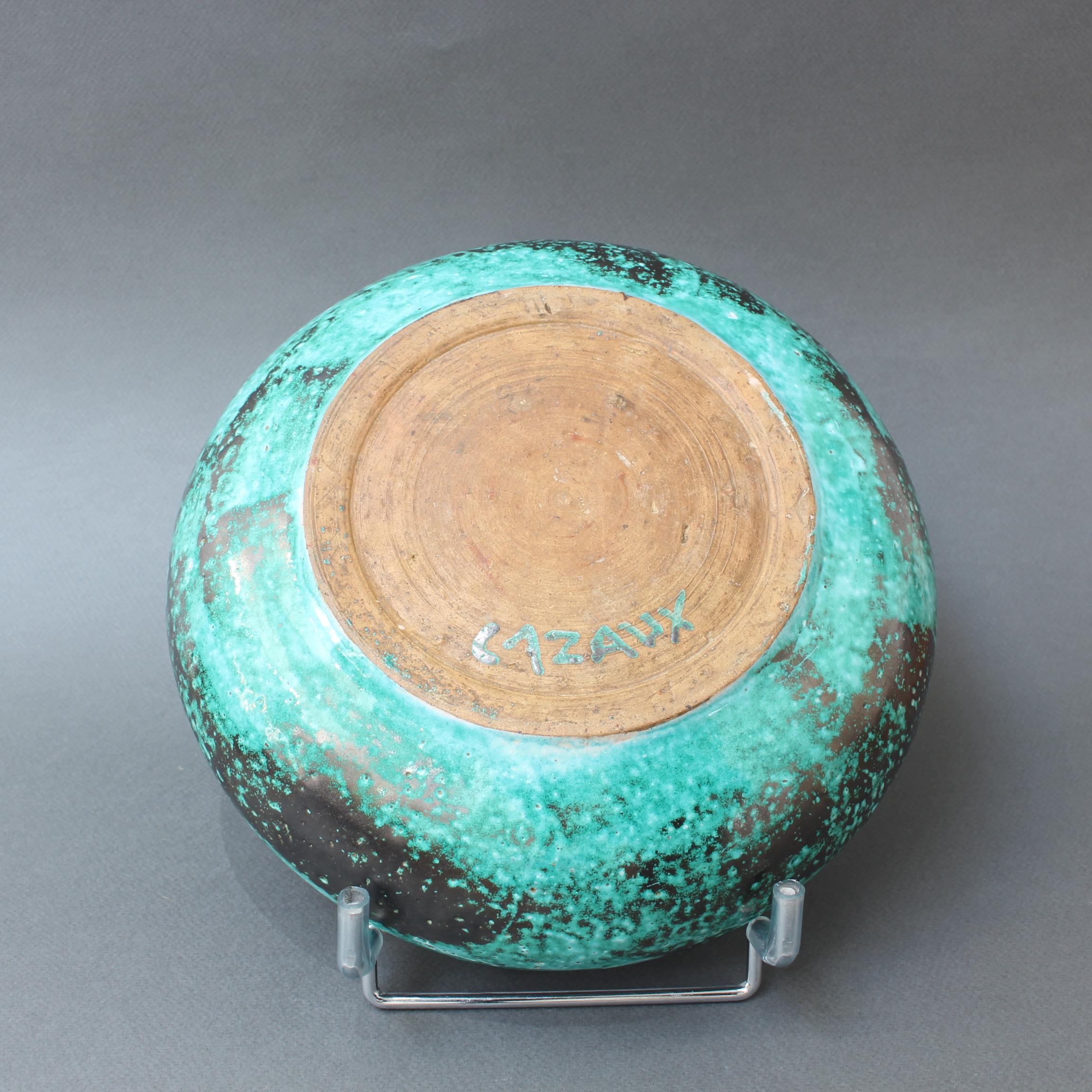 French Iznik-Inspired Ceramic Bowl by Édouard Cazaux, circa 1930s 8