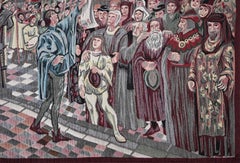 French Jacquard-Manufactured Tapestry "The Charter of Burgundy, 1469" - N° 1636