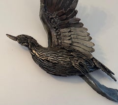 Scultura di anatra francese Jacques Lerebourg 1979