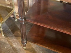 French Jansen Design Mahogany Serving Table