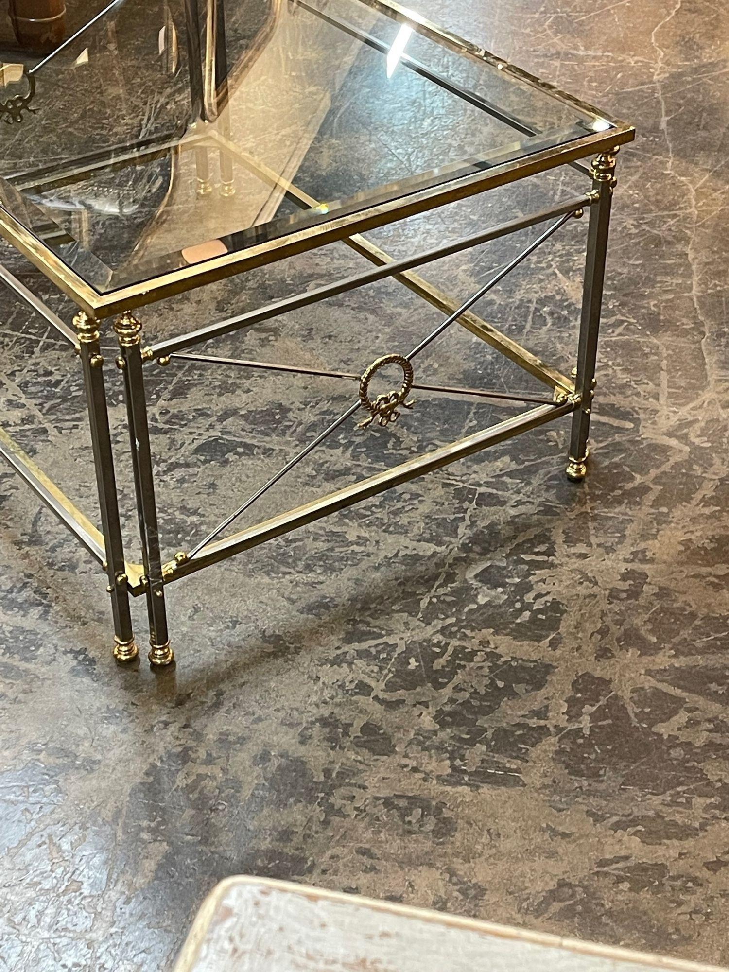 French Jansen Style Coffee Table In Good Condition In Dallas, TX