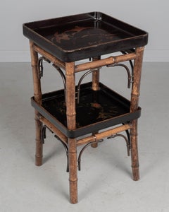 French Japonisme Bamboo Side Table