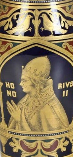 French Jar Sarreguemines Manufactory, early 20th century